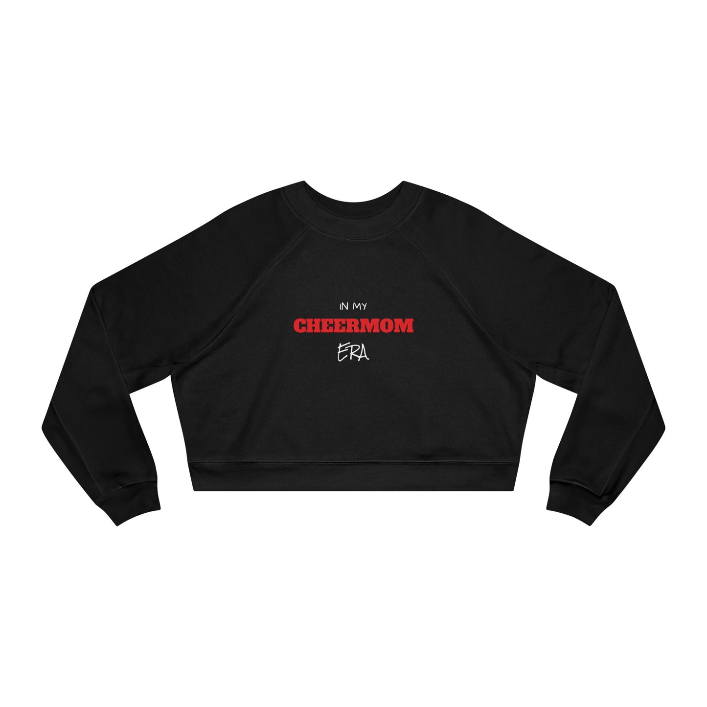 In My Cheer Mom Era Cropped Fleece Pullover