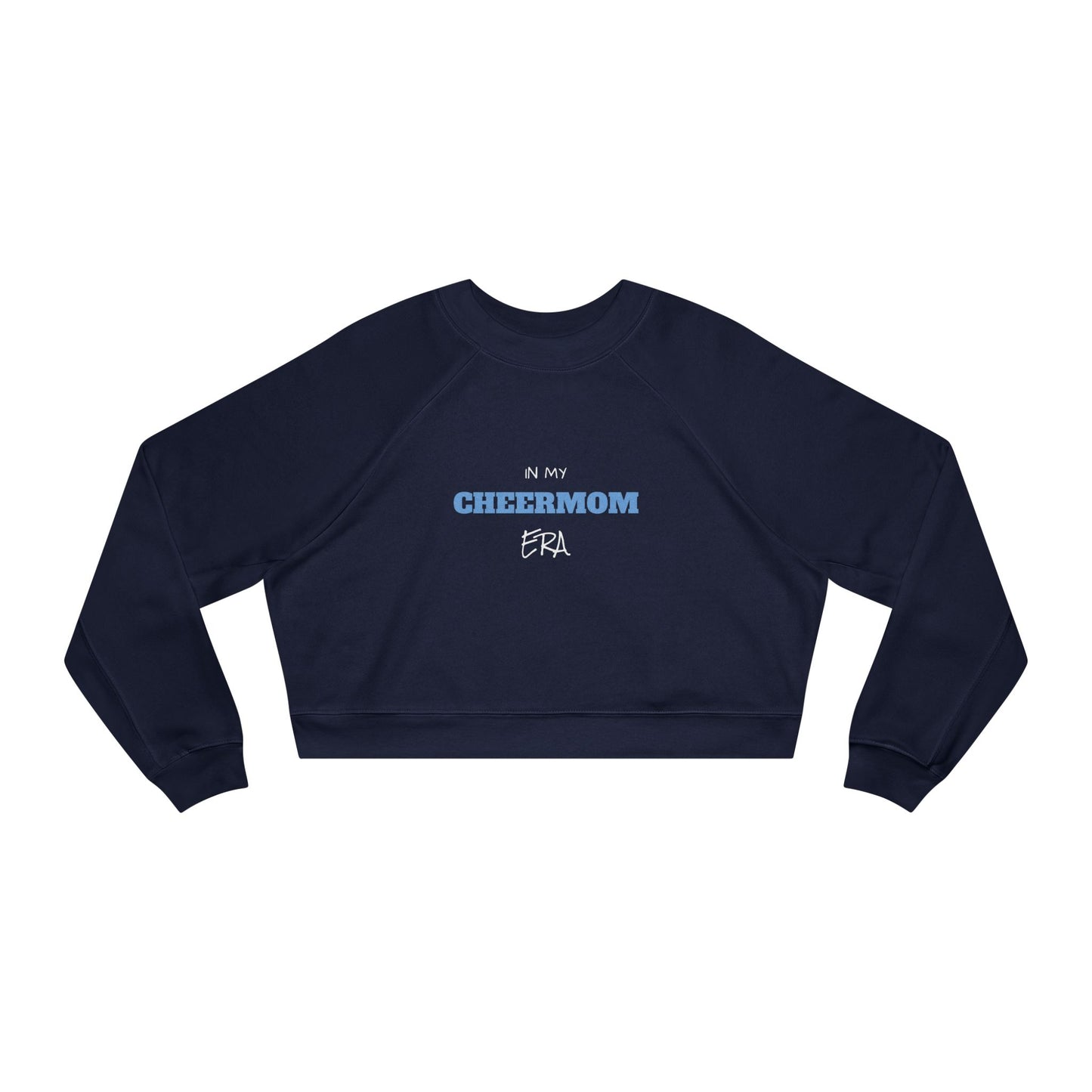 In My Cheer Mom Era Cropped Fleece Pullover