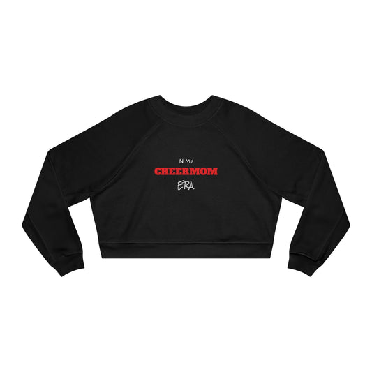 In My Cheer Mom Era Cropped Fleece Pullover
